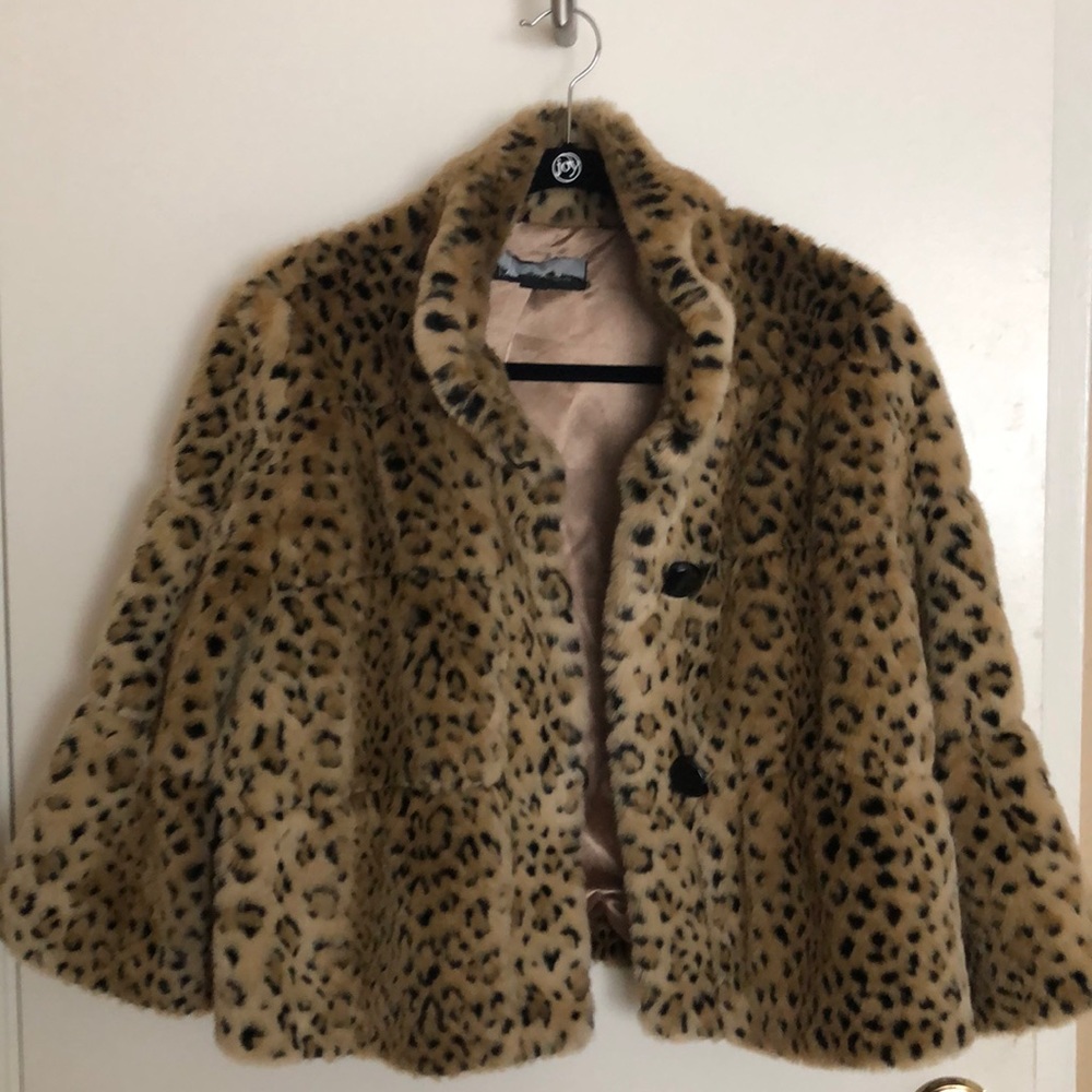 INC Faux Fur Coat